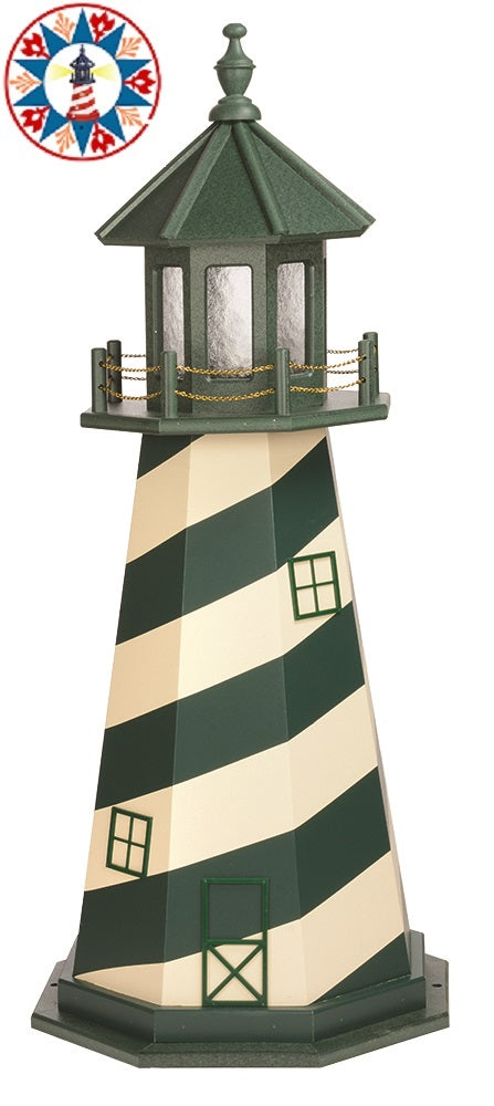 4 Ft Wood, Poly or Hybrid Lancaster Lighthouses