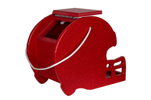 Amish Made Poly Football Helmet Feeders Cardinal Red Quick Ship