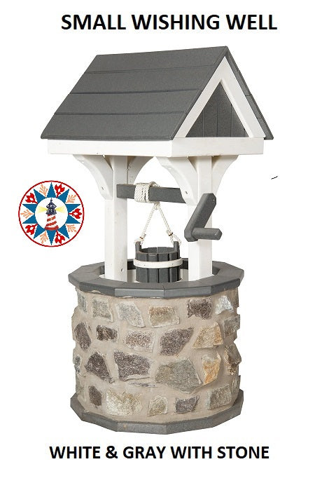 AMISH CRAFTED POLY STONE LIGHTHOUSE
