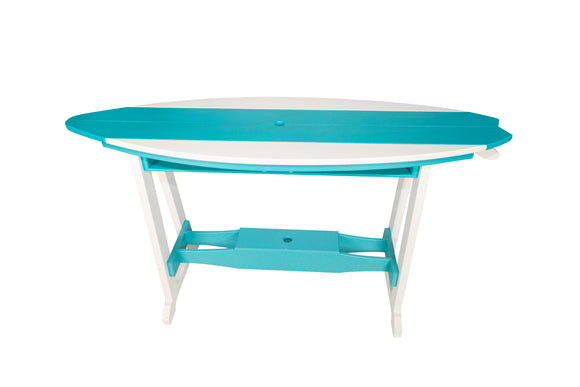 AMISH CRAFTED POLY SURFBOARD BAR TABLE