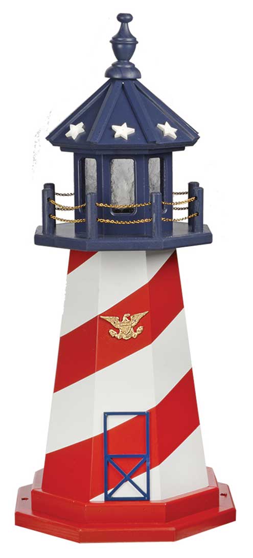 Amish Crafted 3 ft. Patriotic Cape Hatteras