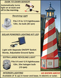 Amish Crafted 5 ft. Standard Lighthouse