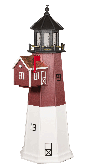 Lighthouse with Built-in Mailbox - Barnagat